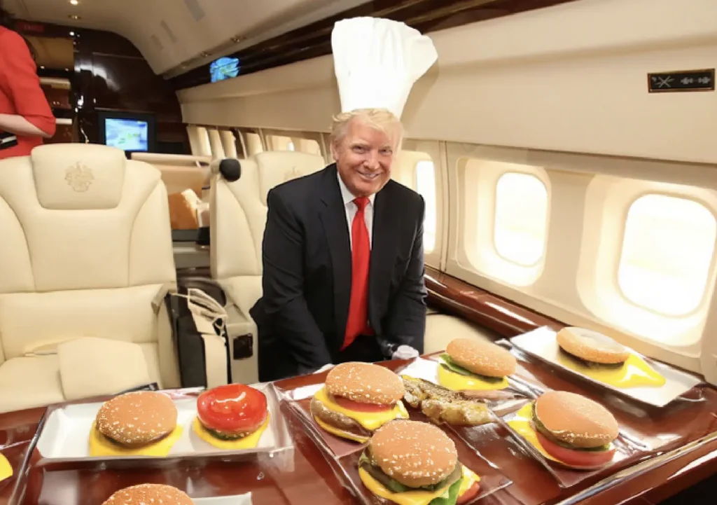 What Food is Served in Donald Trump’s Plane?