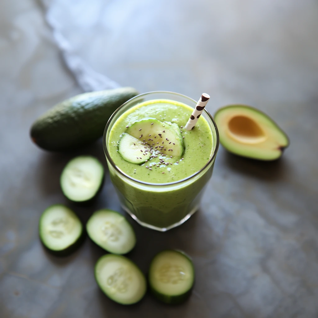 Pickle Avocado Detox Smoothie: A Healthy Weight Loss Drink